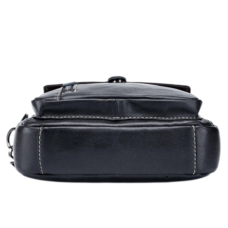 Stylish Multifunctional Genuine Leather Men's Crossbody Bag