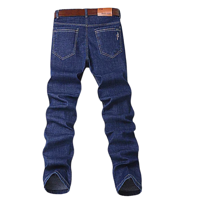 Comfort Fit Business Jeans Men’s Stretch Straight-Leg Denim