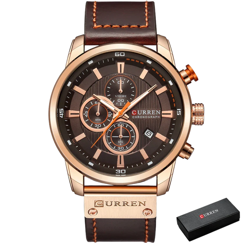 Men's Luxury Chronograph Sport Watch with Date Display