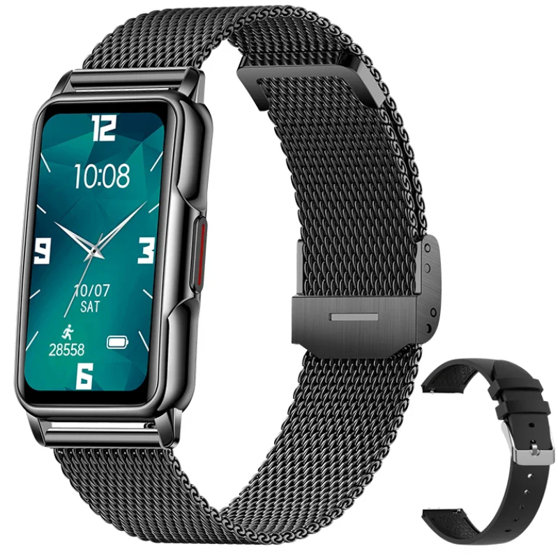 Heart & Oxygen Monitor, Unisex Classic Waterproof Smartwatch