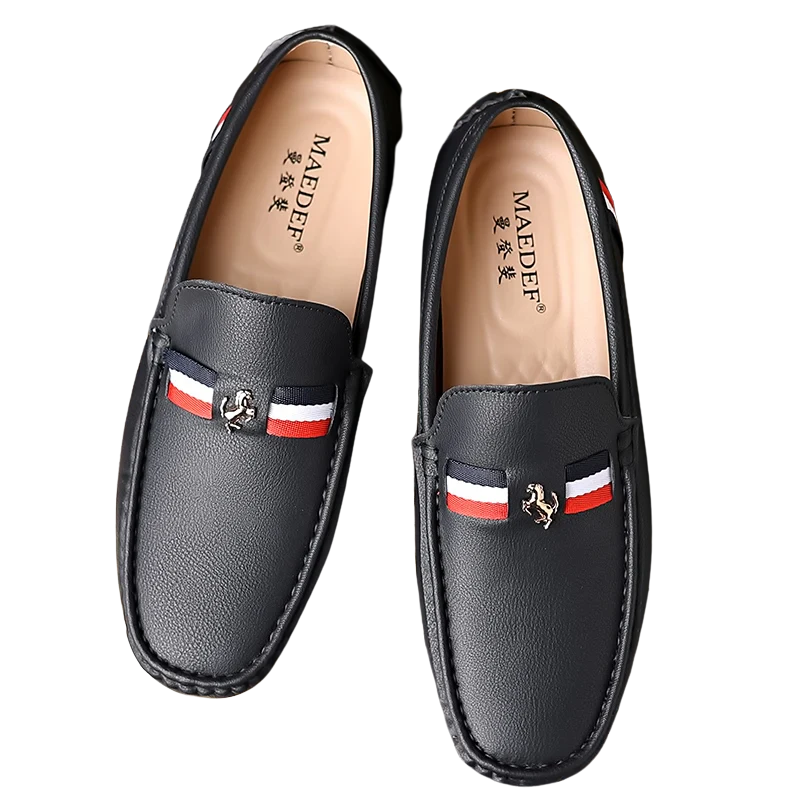 Luxury Slip-On Driving Men’s Italian PU Leather Loafers