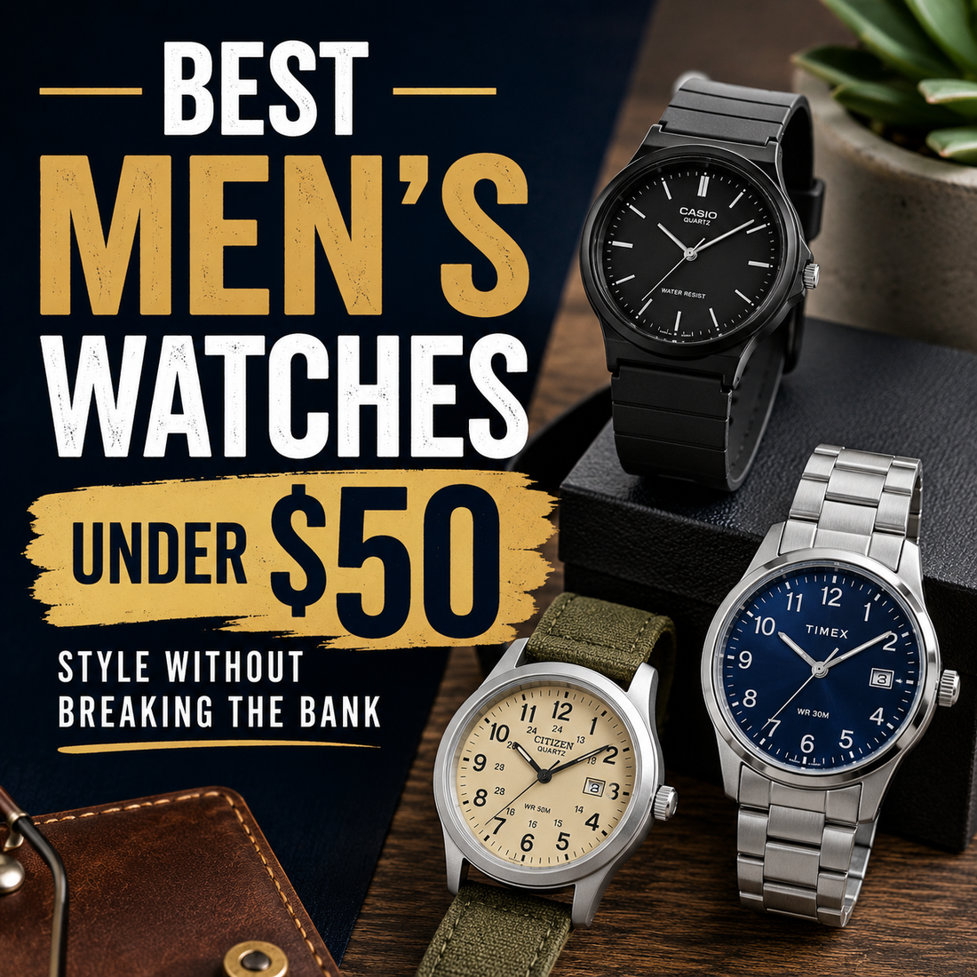 Best Men's Watches Under $50: Style Without Breaking the Bank