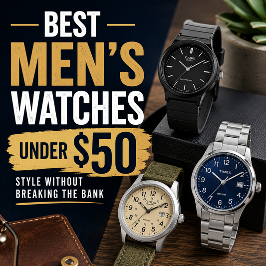 Best Men's Watches Under $50: Style Without Breaking the Bank