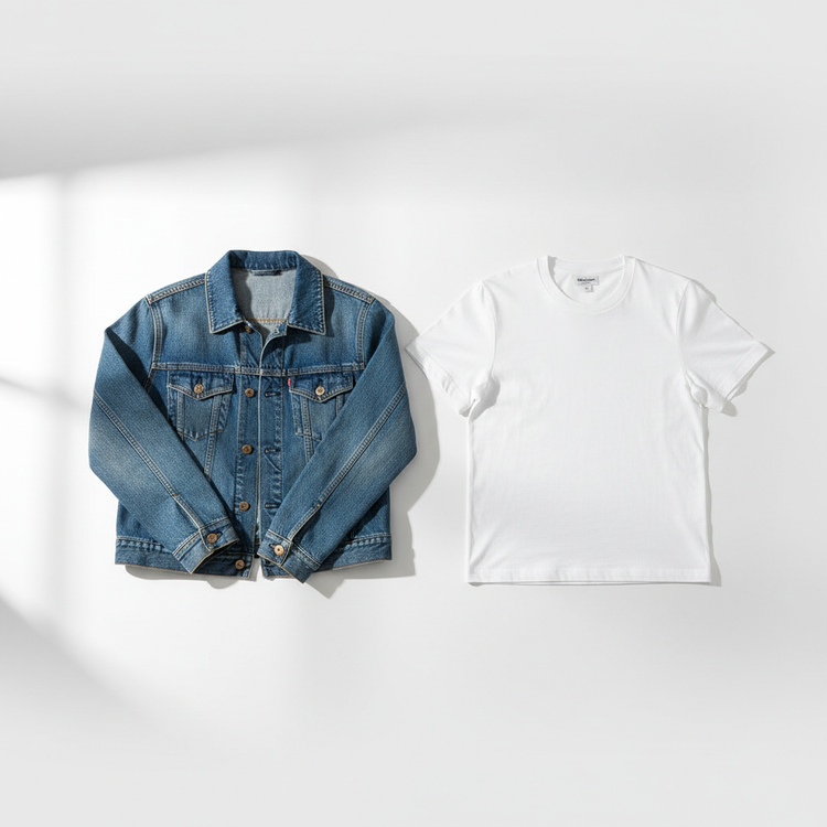Two best-selling clothing items from your collection 1:1