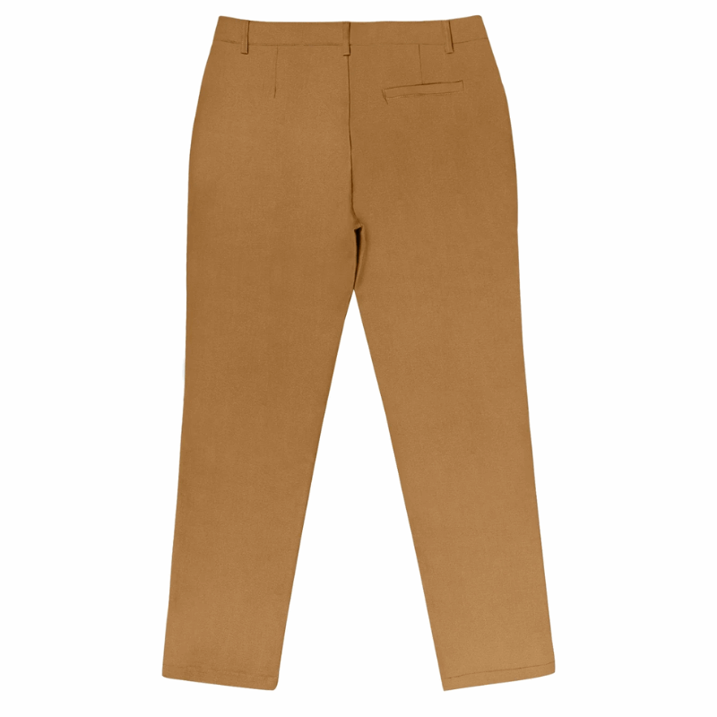 Men's High Waist Slim Fit Casual Business Pants