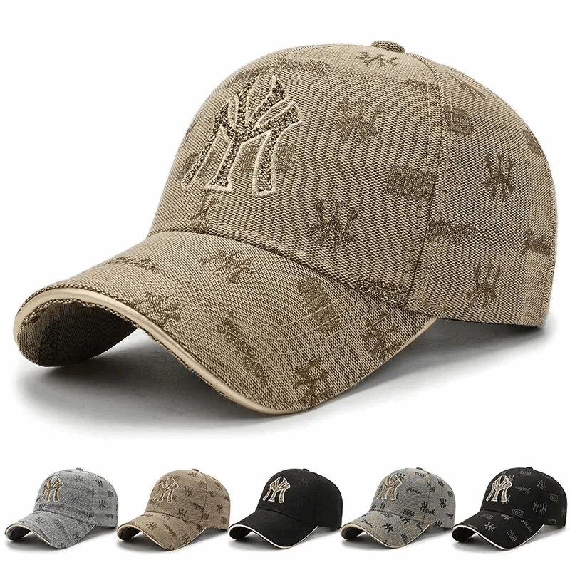 Unisex Embroidered Baseball Cap for Spring & Autumn Outdoor Wear