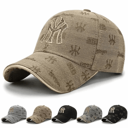 Unisex Embroidered Baseball Cap for Spring & Autumn Outdoor Wear
