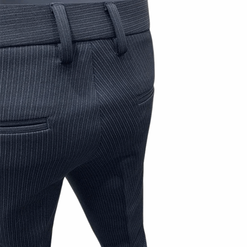 Casual Men's Slim Fit Korean Style Formal Workwear Trousers
