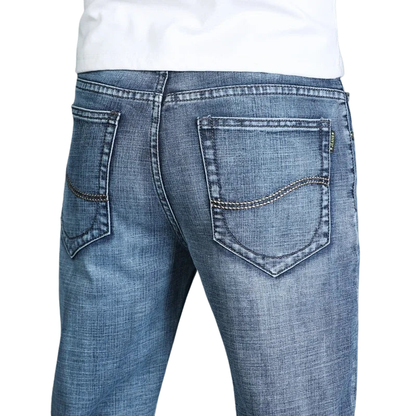 Timeless Casual Style Men’s Ripped Straight Leg Jeans