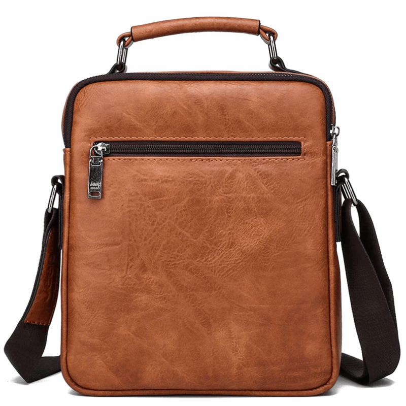 Stylish, Durable & Crossbody Men's Split Leather Messenger Bag