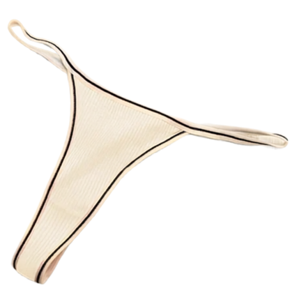 Women’s Cotton Thong Panties Low Waist Seamless Sports T-Pants