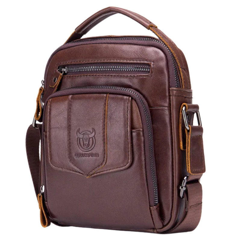 Business & Fashion Genuine Leather Men's Crossbody Messenger Bag