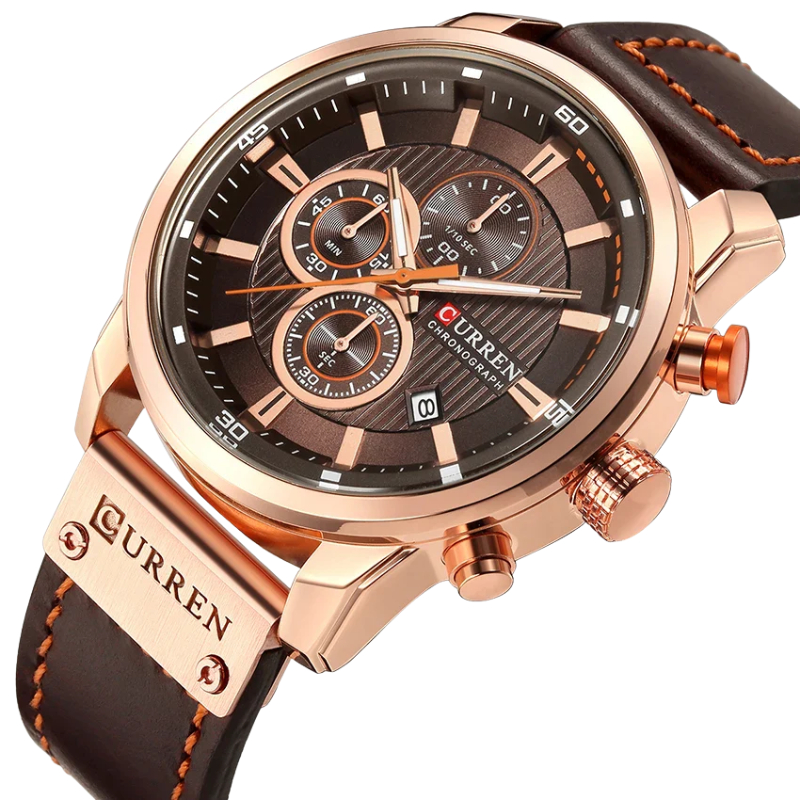 Men's Luxury Chronograph Sport Watch with Date Display