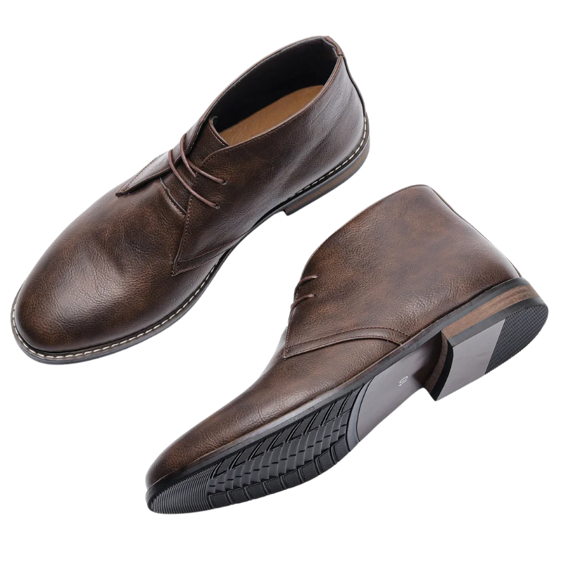 Retro Stylish Classic Leather Ankle Boots for Men