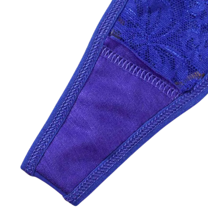 Sexy Lace Adjustable Thong Panties for Women Low Rise Briefs