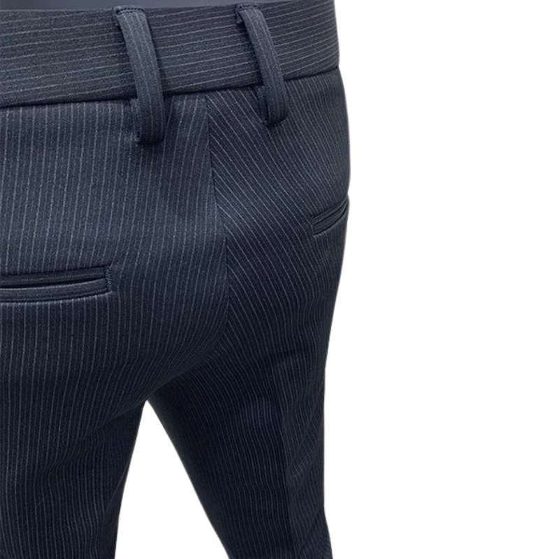 Men's  Slim Fit Korean Style Workwear Suit Long Pants