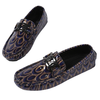 Comfort Casual Driving Shoes Handmade PU Leather Men's Loafers