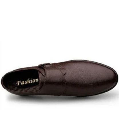 Luxury Designer Style, Spring Men’s Round Toe Formal Dress Shoes