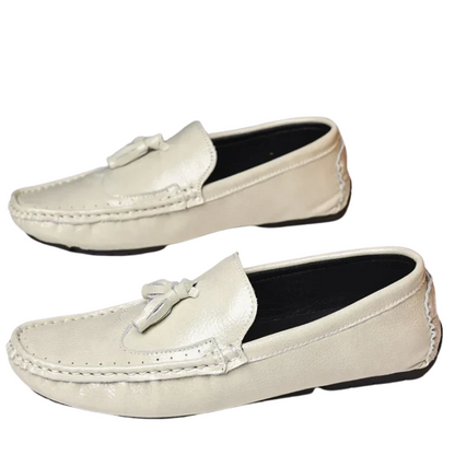 Breathable Slip-On Men’s Luxury Tassel Leather Loafers