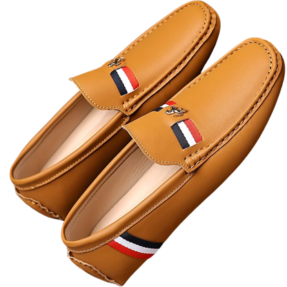 Luxury Slip-On Driving Men’s Italian PU Leather Loafers