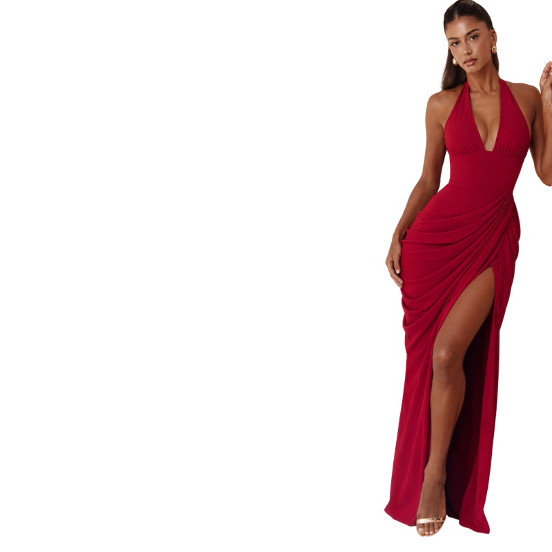 Sleeveless V-Neck Bodycon Dress