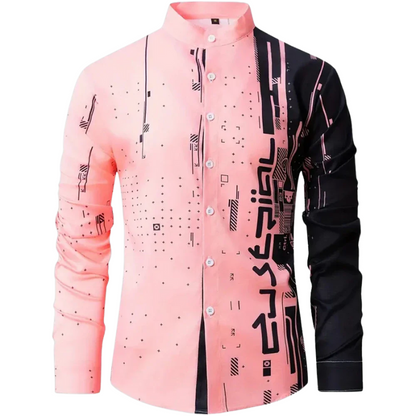 High-Quality Fashion Top Men’s Casual Long Sleeve Shirt