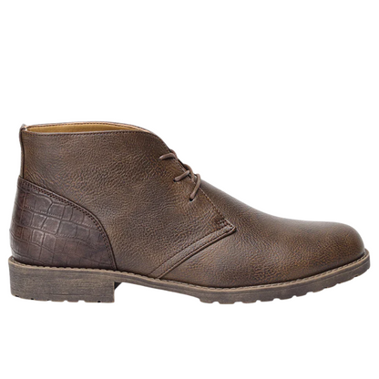 Vintage Casual Leather Ankle Retro American Men’s Desert Boots