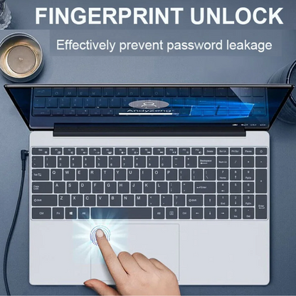 15.6" i7 Laptop 16GB Win11 Pro Fingerprint Notebook