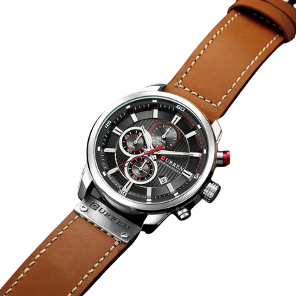 Men's Luxury Chronograph Sport Watch with Date Display