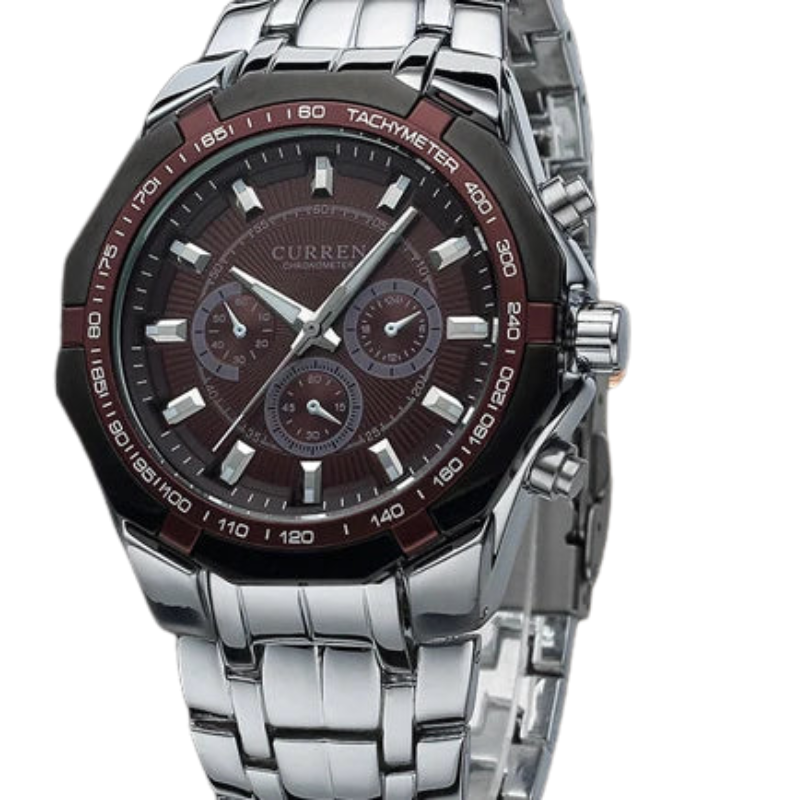 CURREN Men's Luxury Waterproof Steel Quartz Military Sport Watch