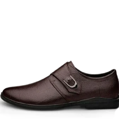 Luxury Designer Style, Spring Men’s Round Toe Formal Dress Shoes