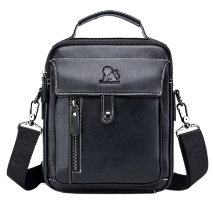 Stylish Multifunctional Genuine Leather Men's Crossbody Bag