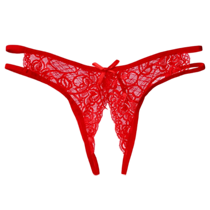 Ivory Bloom Strappy Lace Thong for Women