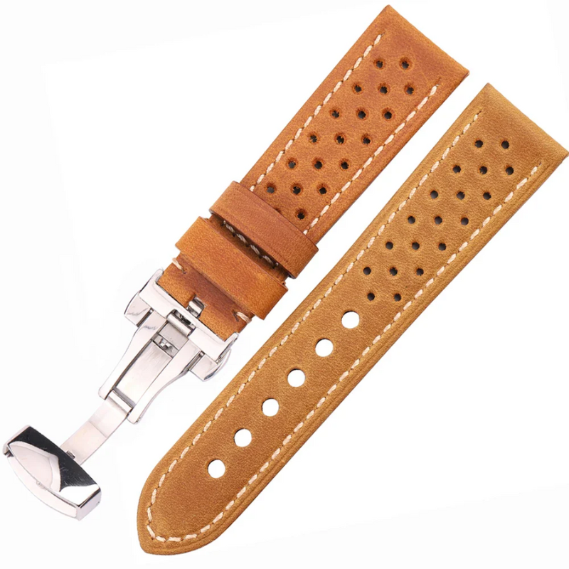 Vintage Genuine Leather Watch Band for Samsung Galaxy