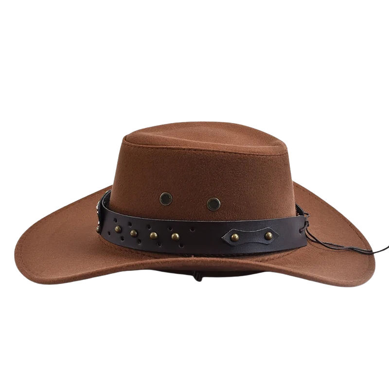 Vintage Artificial Suede Western Cowboy Jazz Hat