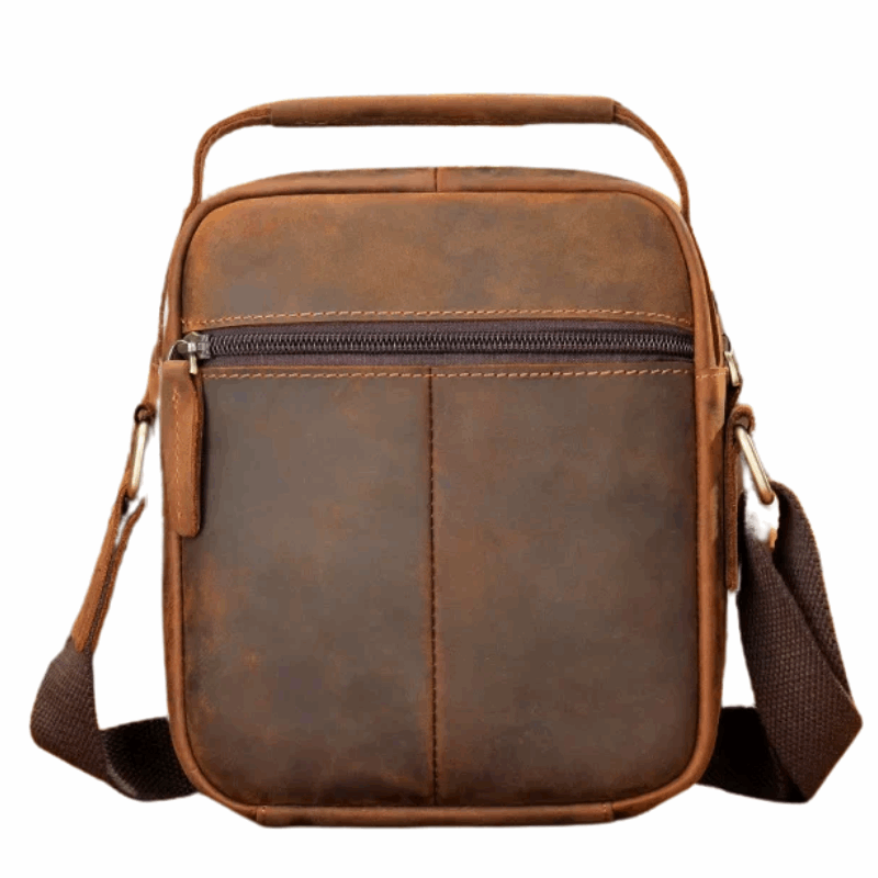 New Casual Cow Leather Shoulder Crossbody Bag For Men