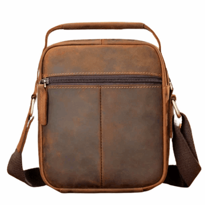 New Casual Cow Leather Shoulder Crossbody Bag For Men