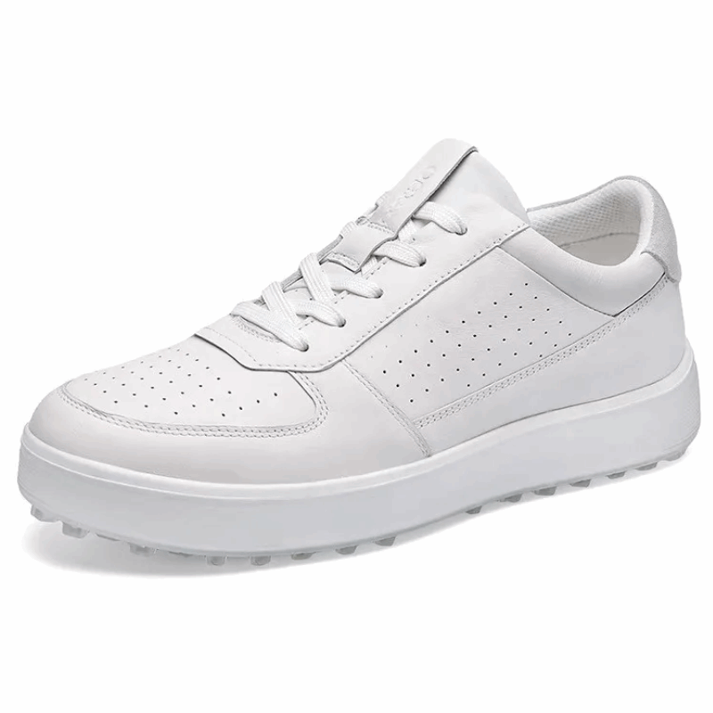 British Style Men's Genuine Cow Leather Casual Fashion Sneakers