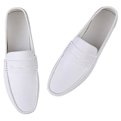 Trendy Casual Flat Men’s Summer Leather Driving Loafers