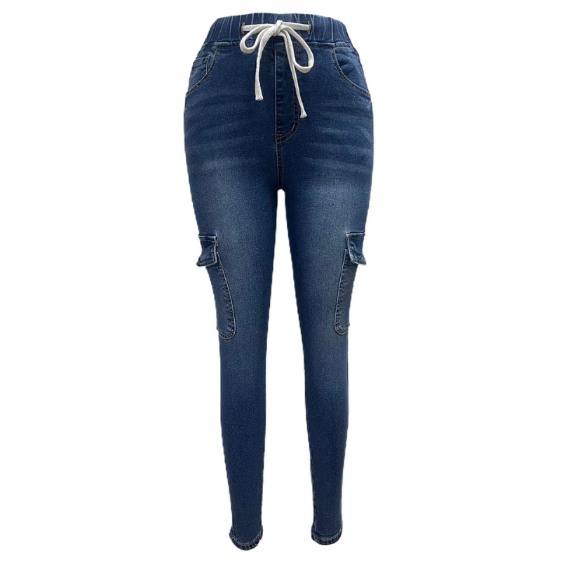 Women's Fashion Denim Slim Fit Push-Up Elastic Skinny Jeans