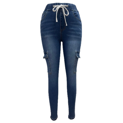 Women's Fashion Denim Slim Fit Push-Up Elastic Skinny Jeans