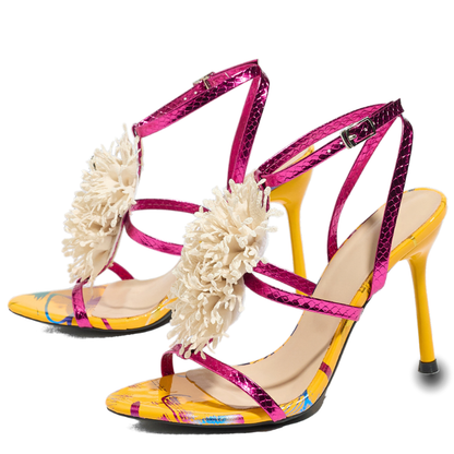 Fashionable high-heeled shoes