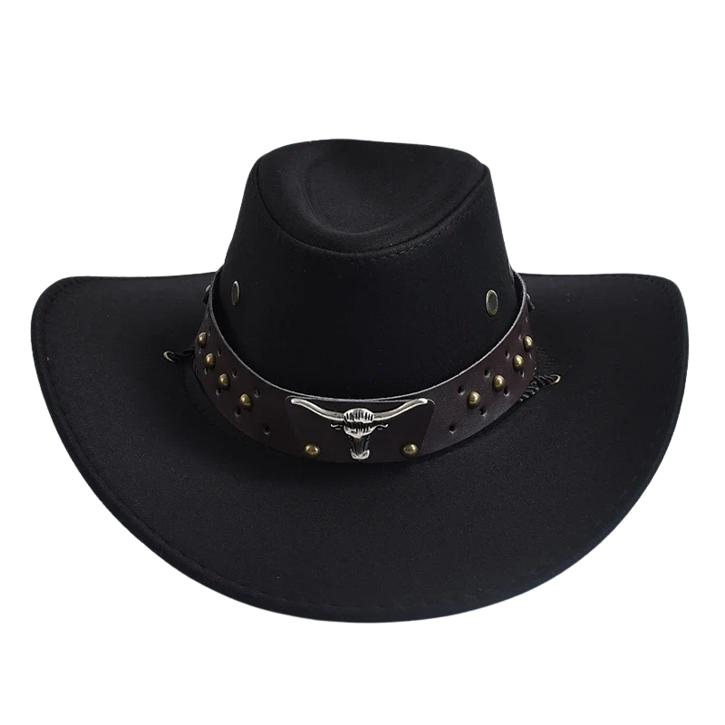 Vintage Artificial Suede Western Cowboy Jazz Hat
