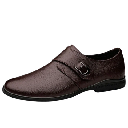 Luxury Designer Style, Spring Men’s Round Toe Formal Dress Shoes