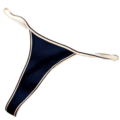 Women’s Cotton Thong Panties Low Waist Seamless Sports T-Pants