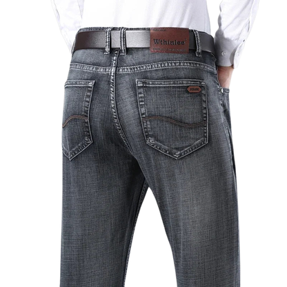 Casual Men’s Classic Straight Ripped Denim Jeans
