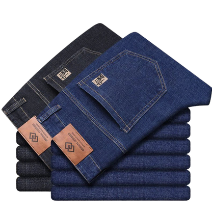 Blue Denim Men’s Stretch Slim fit Straight Jeans