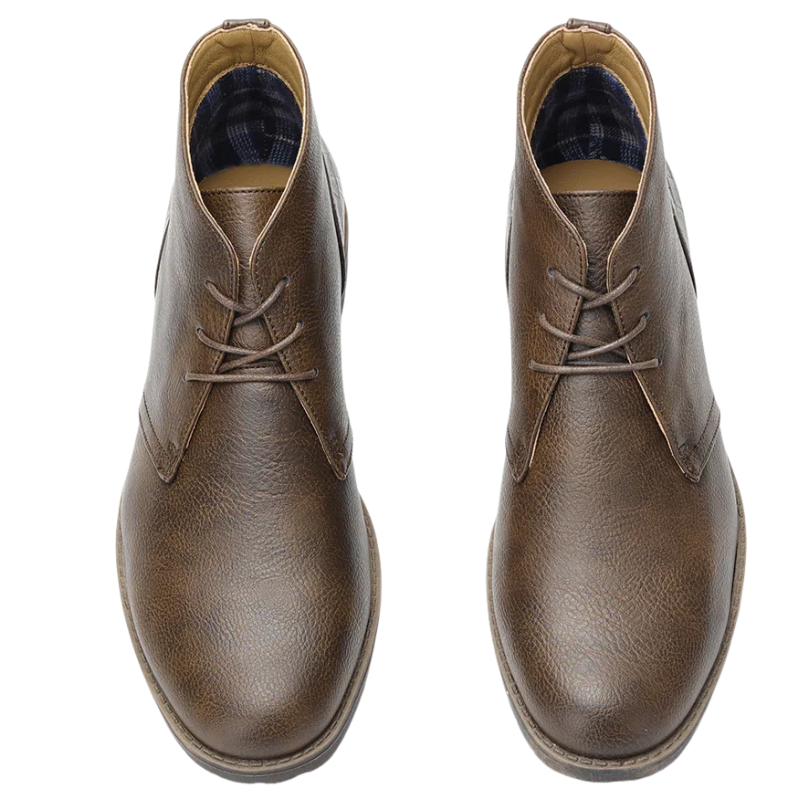 Vintage Casual Leather Ankle Retro American Men’s Desert Boots