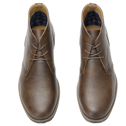 Vintage Casual Leather Ankle Retro American Men’s Desert Boots