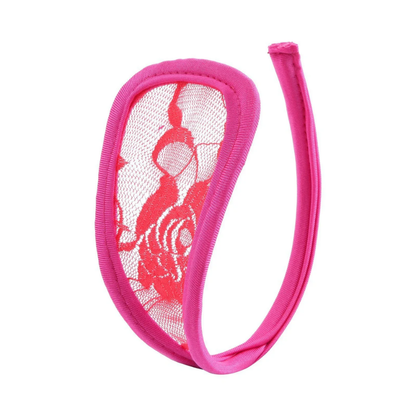 Noir Whisper Floral Lace C-String for Women